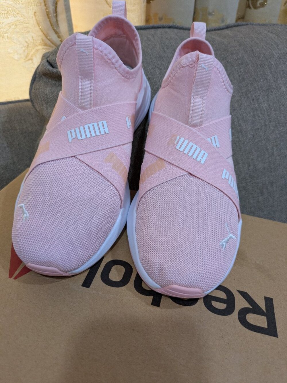 Puma Womens Wired Run 382299-03 Pink Running Shoes Sneakers Size 6